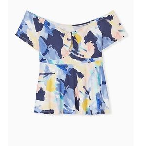 TORRID-SUPER SOFT OFF SHOULDER TOP size 1